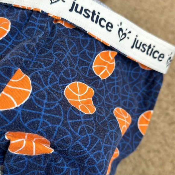 GIRLS Justice basketball sleep shorts size 14 - Picture 8 of 8
